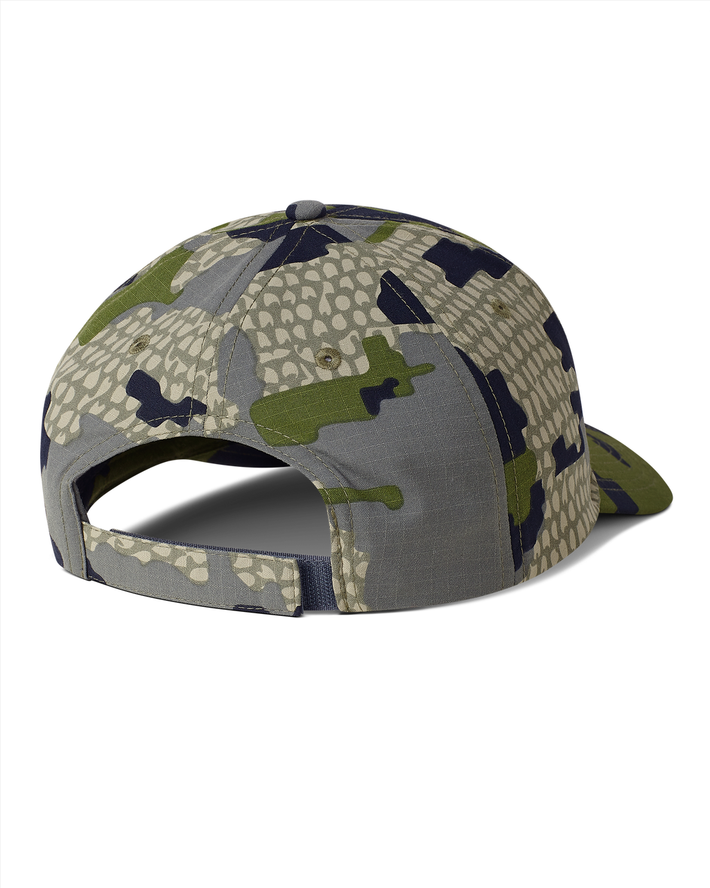 Back of Blank PRO Cordura Hat in Verde Camouflage