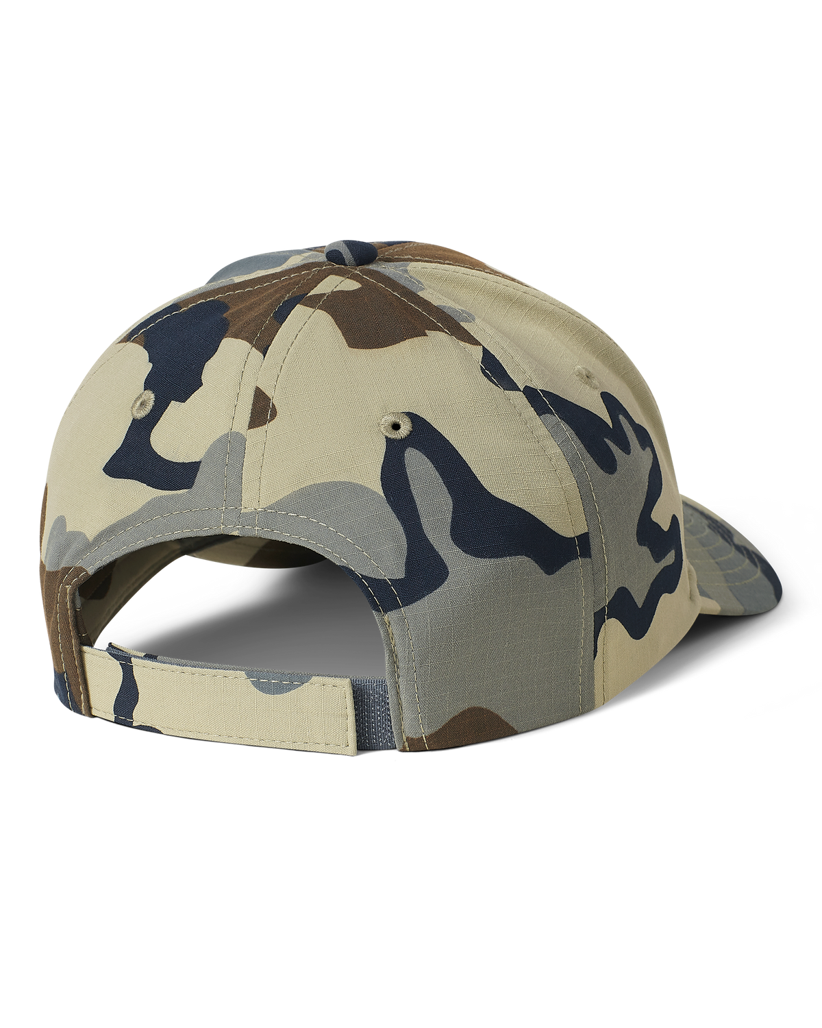Back of Blank PRO Cordura Hat in Vias Camouflage
