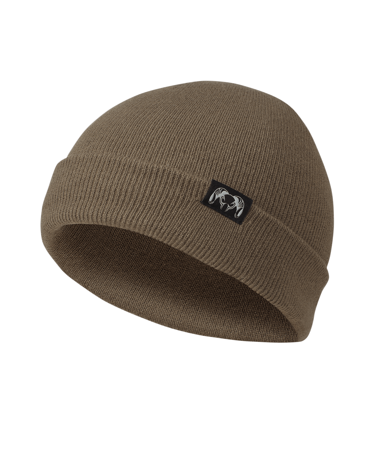 Front of KUIU Beanie in Ash Brown