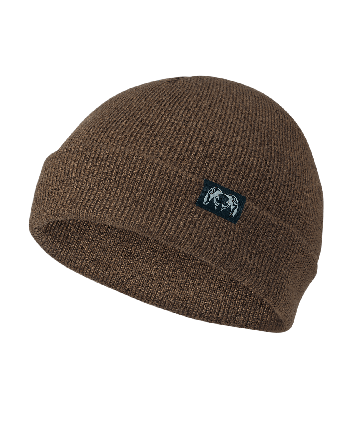 Front of KUIU Beanie in Grizzly Brown