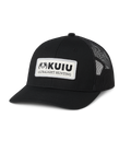 Front of KUIU Woven Logo Patch Hat in Black