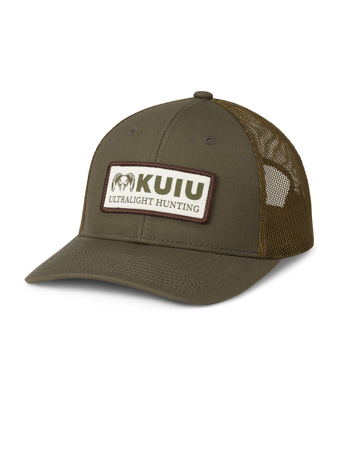 KUIU Woven Logo Patch Hat in Olive Green