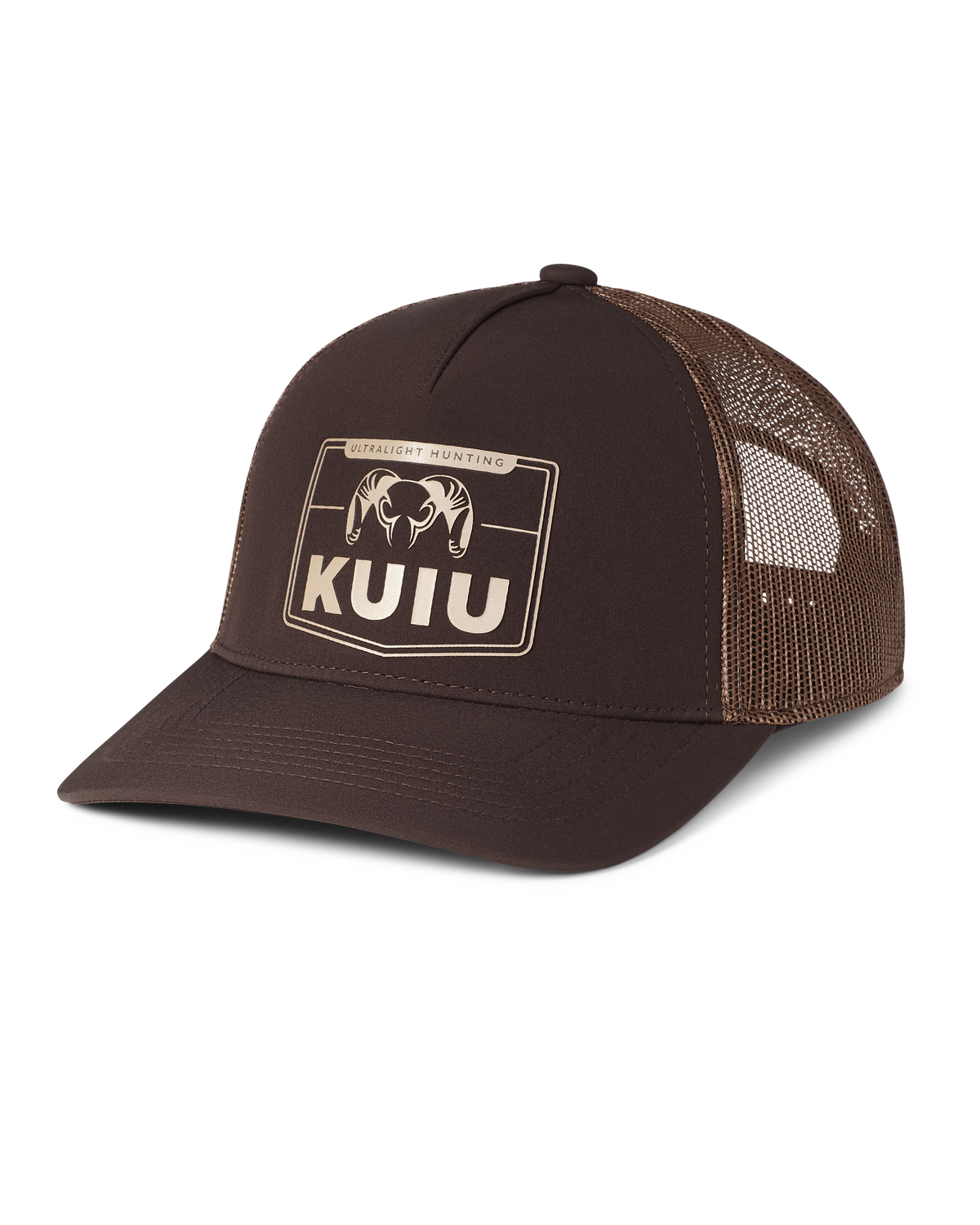 Front of KUIU Logo Sign Hat in Brown
