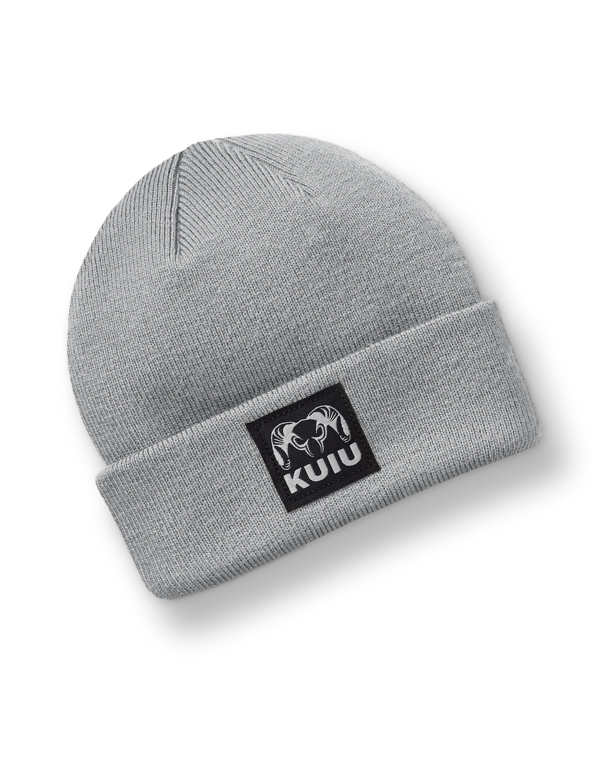 Front of KUIU Infant Beanie in Light Heather Grey
