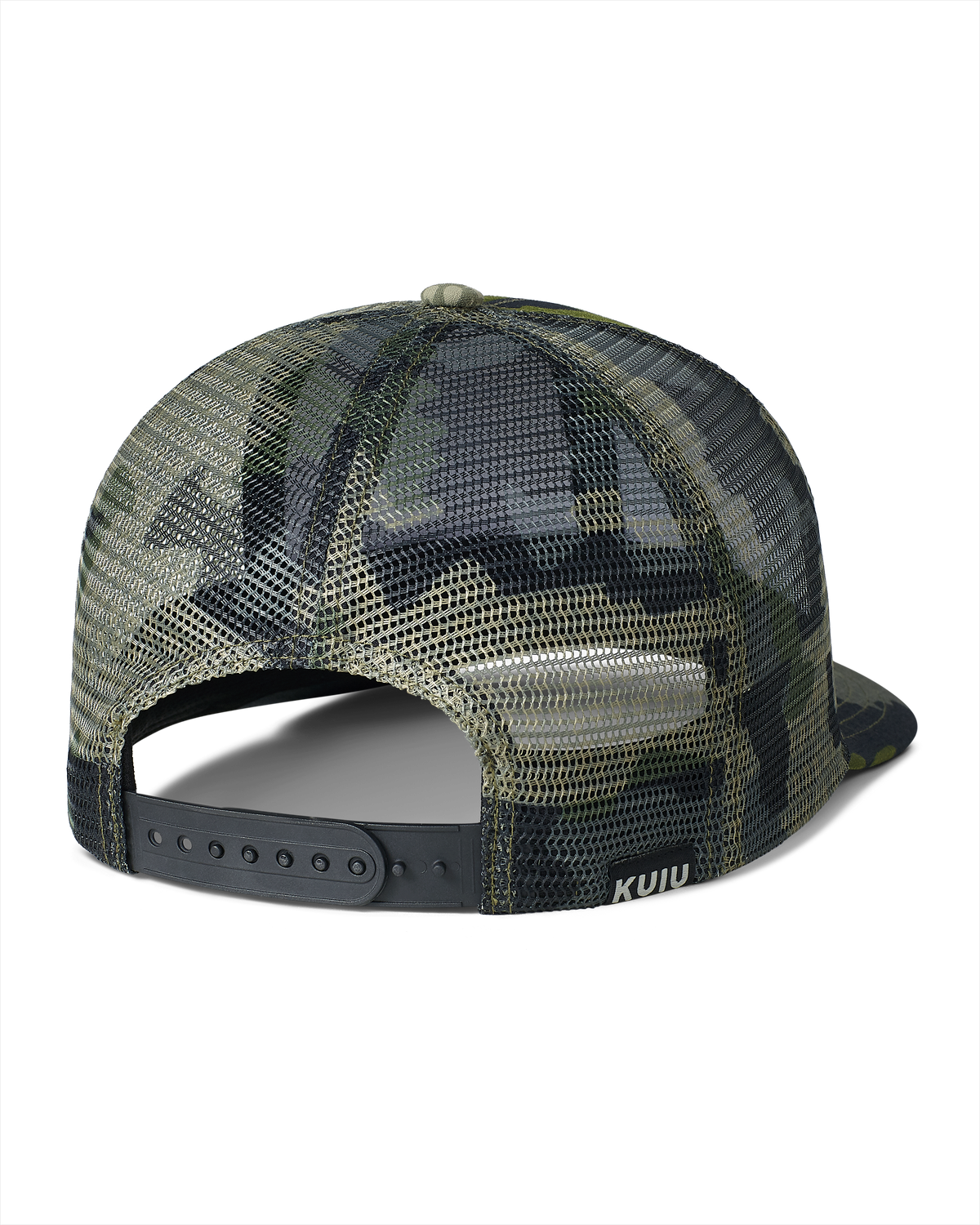 Blank KUIU CORDURA® Trucker Hat with KUIU label in Verde Camouflage
