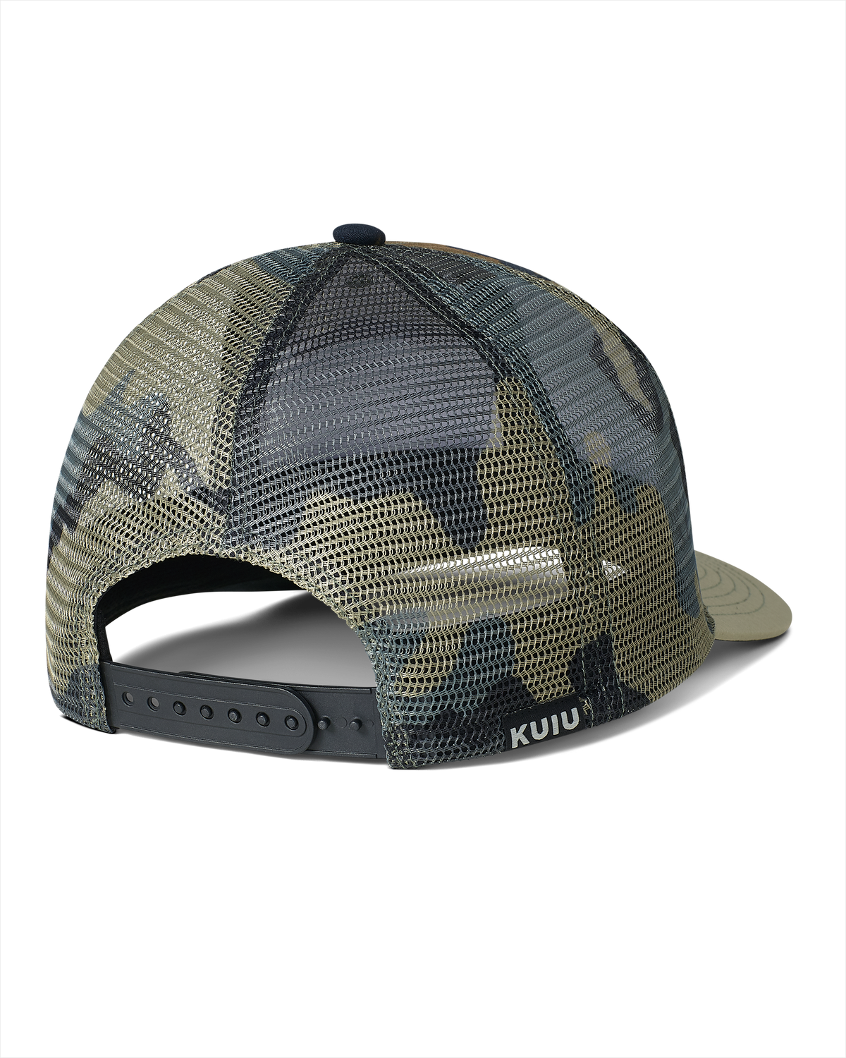Blank KUIU CORDURA® Trucker Hat with KUIU label in Vias Camouflage