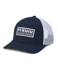 Front of KUIU Topo Patch Hat in Navy/White