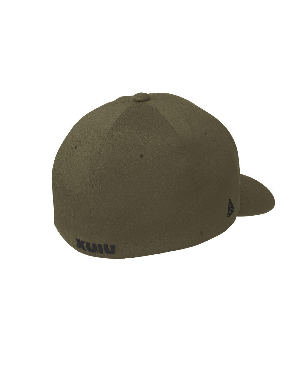 Back of Flexfit Delta Cap in Ash Brown