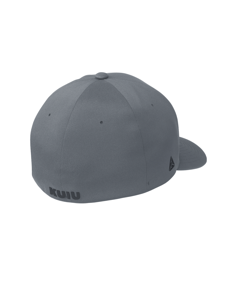 Back of Flexfit Delta Cap in Gunmetal Grey