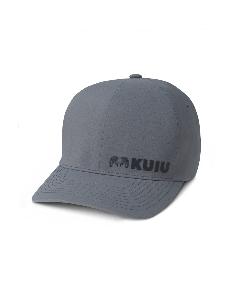 Front of Flexfit Delta Cap in Gunmetal Grey