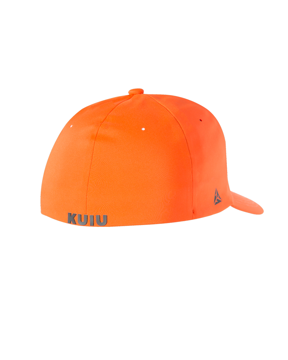 Back of Flexfit Delta Cap in Blaze Orange