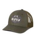 Front of KUIU Shield Patch Hat in Olive Green