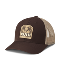 Front of KUIU Here to Hunt Patch Hat in Brown/Khaki Color