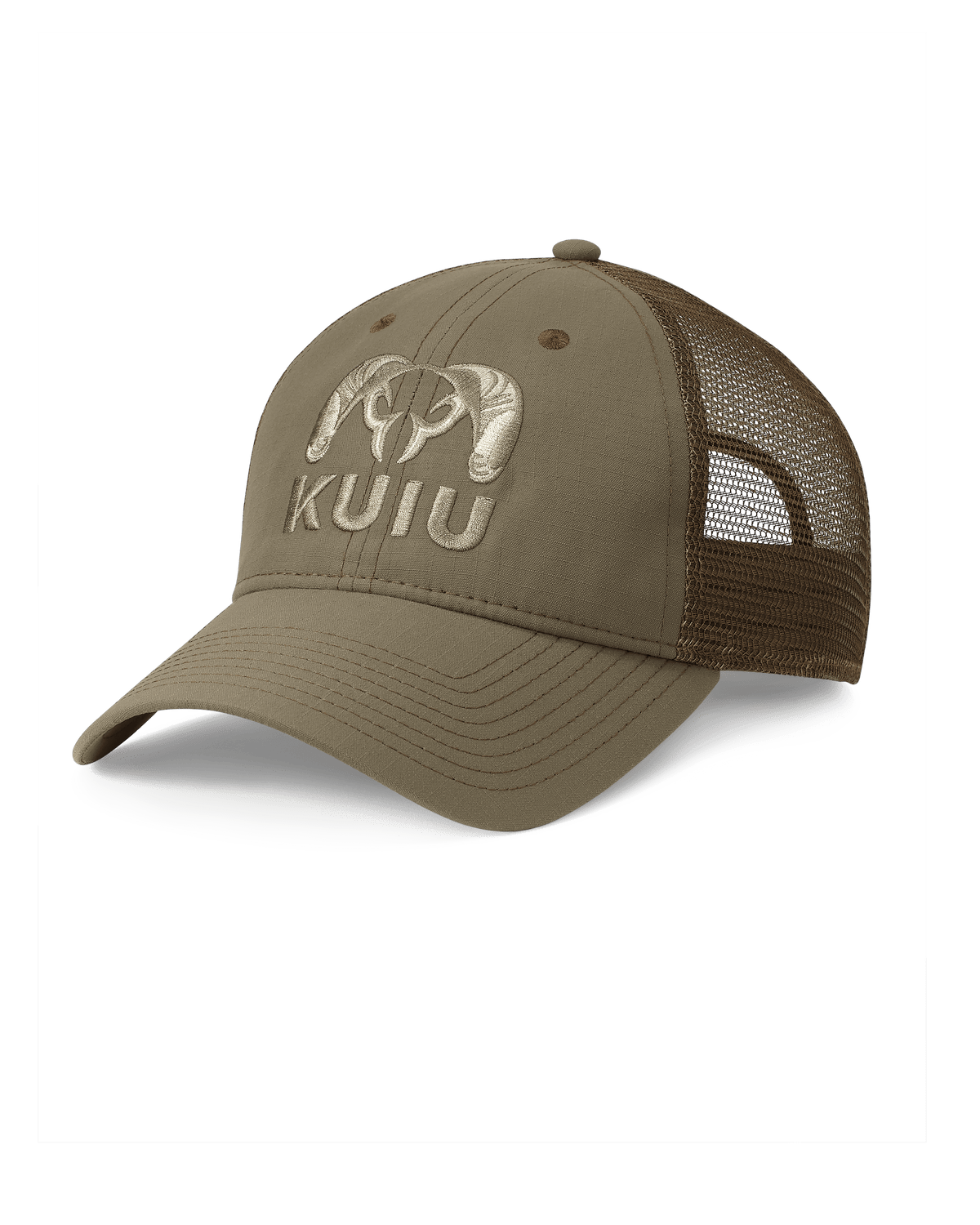 Front of ICON Mesh Back CORDURA Hat in Ash