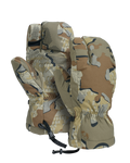 Front and Back of Super Down Pro Glassing GloMitt in Valo Camouflage