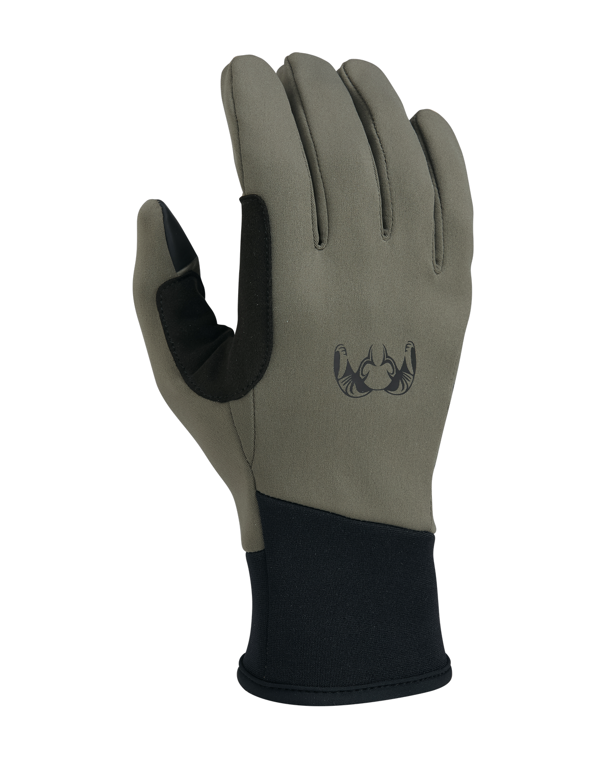 Front of Axis Glove in Ash Brown Color