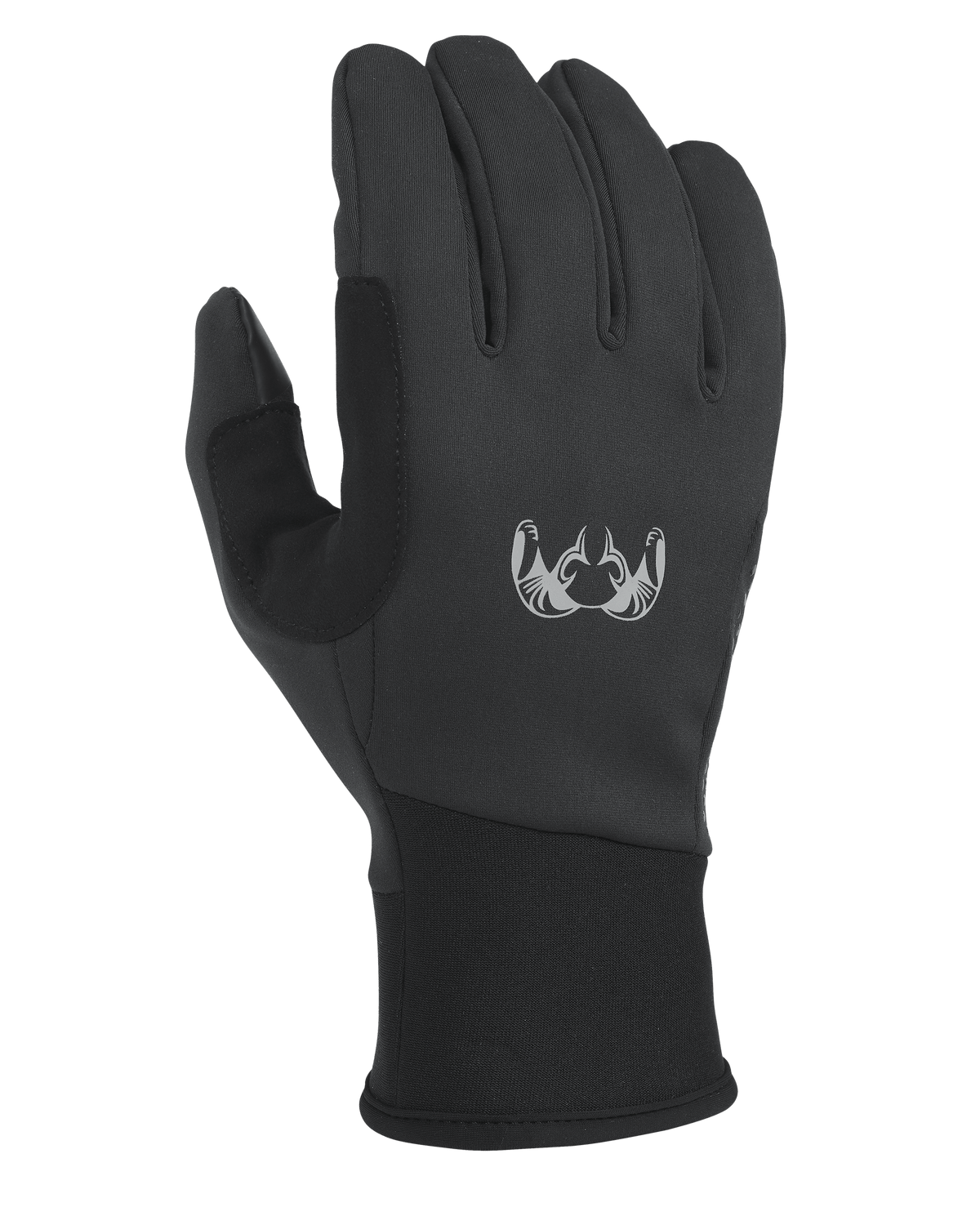 Front of Axis Glove in Carbon Black, right hand only