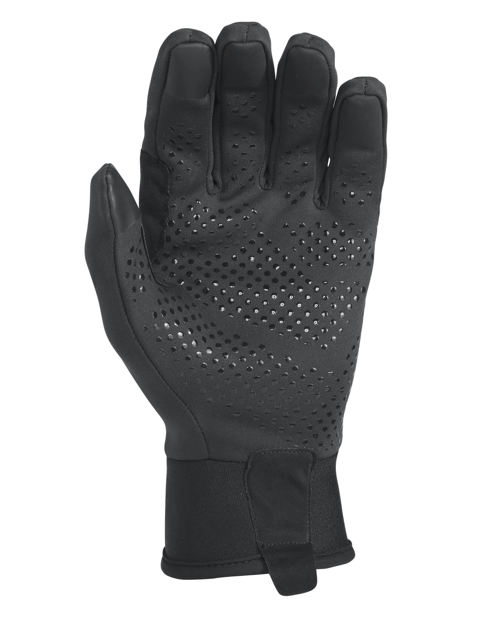 Palm of Axis Glove in Black with silicone grip dots