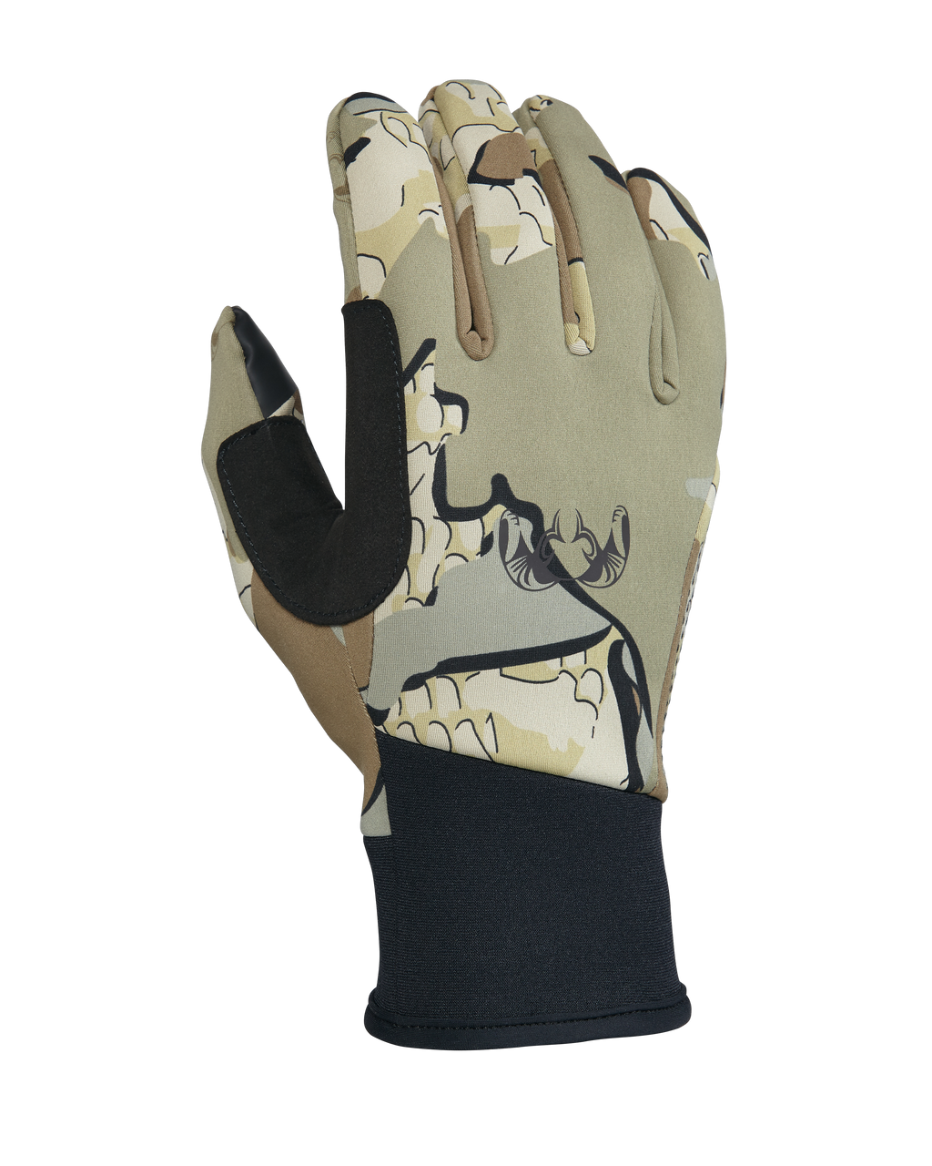 Front of Axis Glove in Valo Camouflage