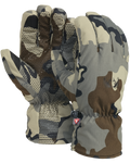Front and Back of Kenai Packable Glove in Vias Camouflage