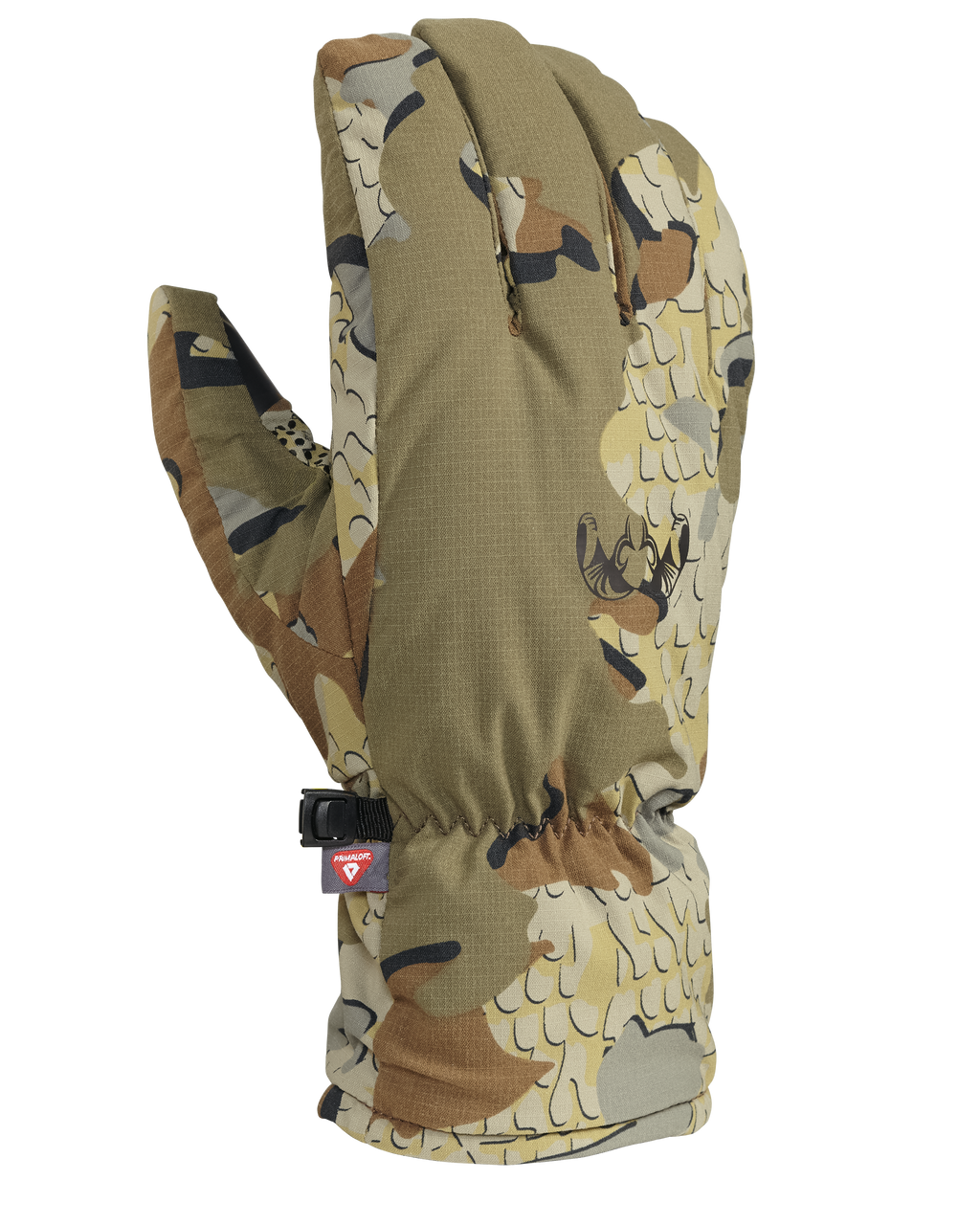 Back of Kenai Packable Glove in Valo Camouflage