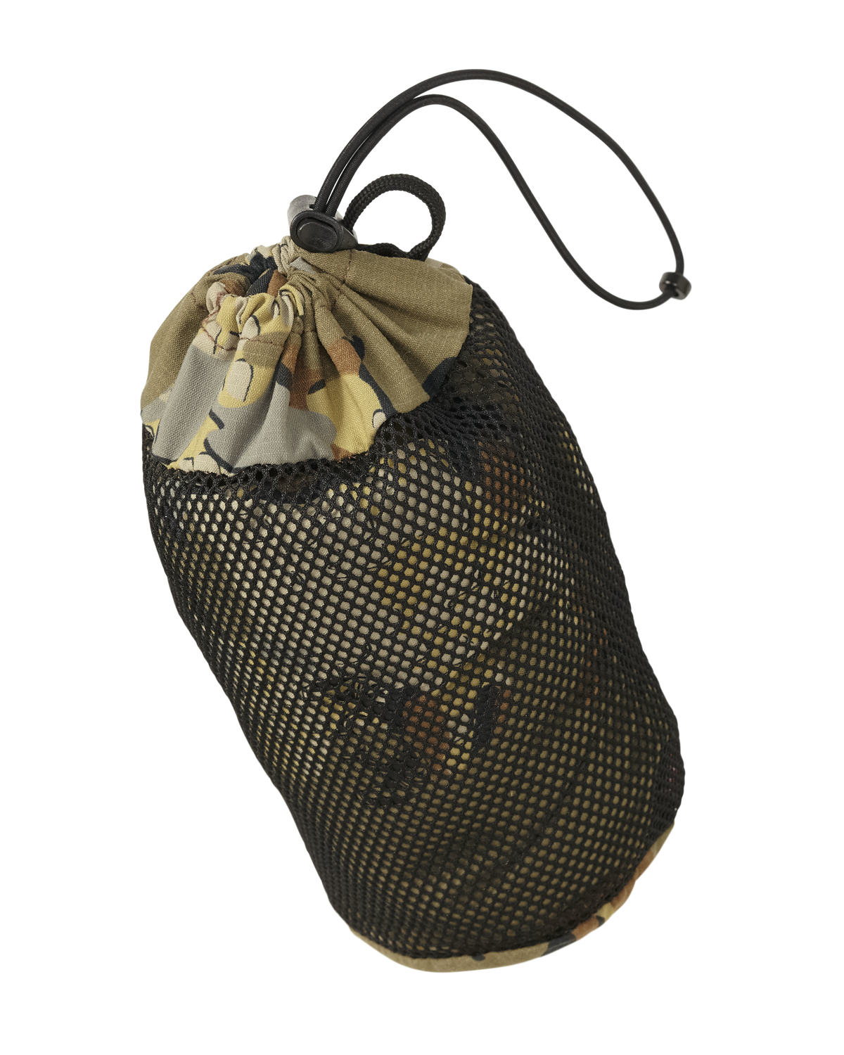 Front of Kenai Packable Glove in Valo Camouflage Stored in Stuff Sack