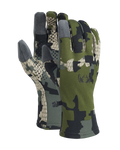 Front and Back of StrongFleece 290 Glove in Verde Camouflage