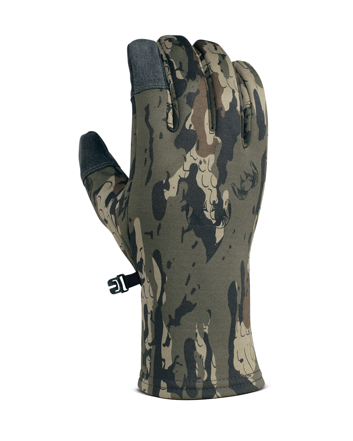 Back of StrongFleece 290 Glove in Veros Camouflage