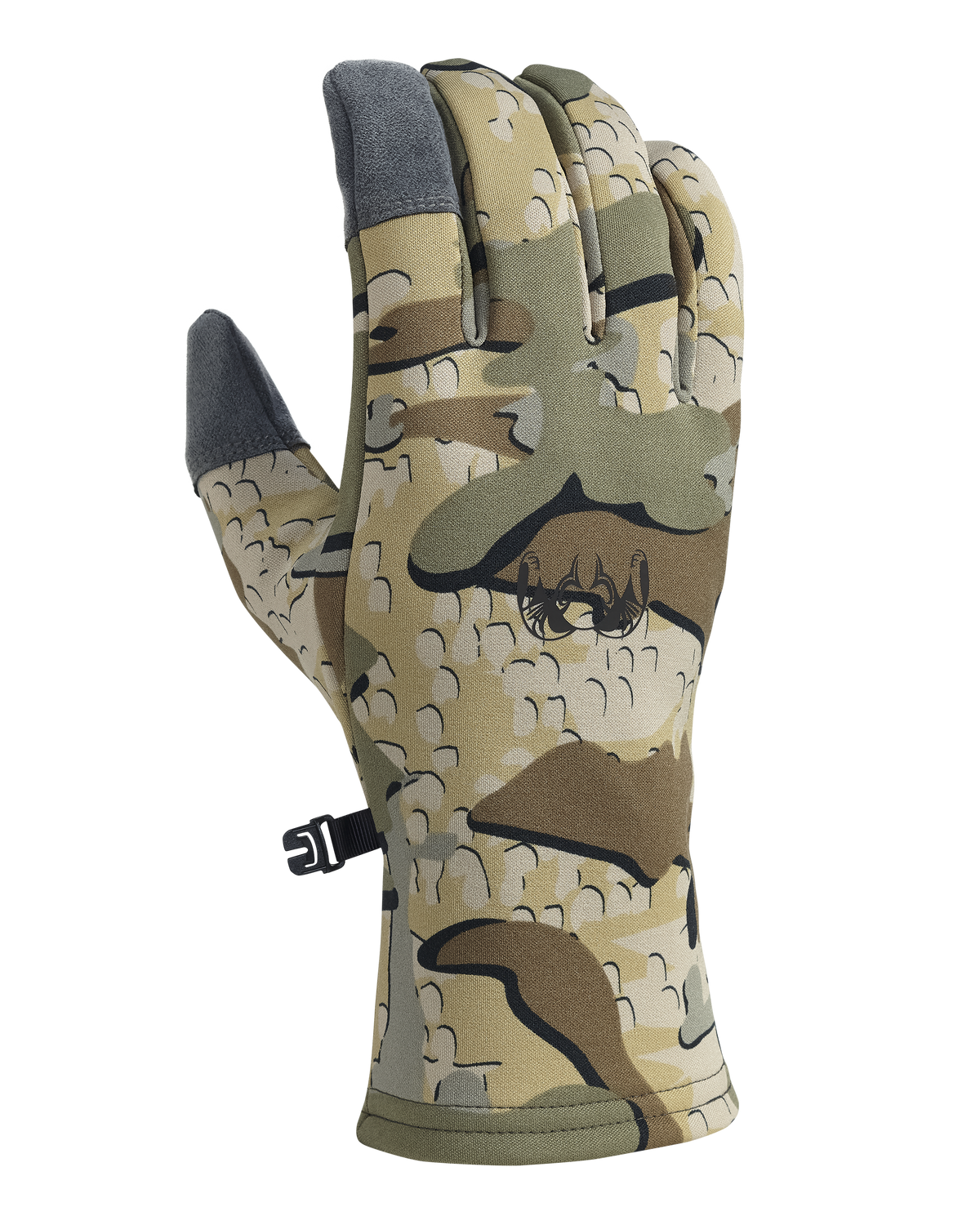Back of StrongFleece 290 Glove in Valo Camouflage