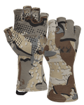 Front and Back of Ultra Merino 210 Fingerless Glove in Valo Camouflage