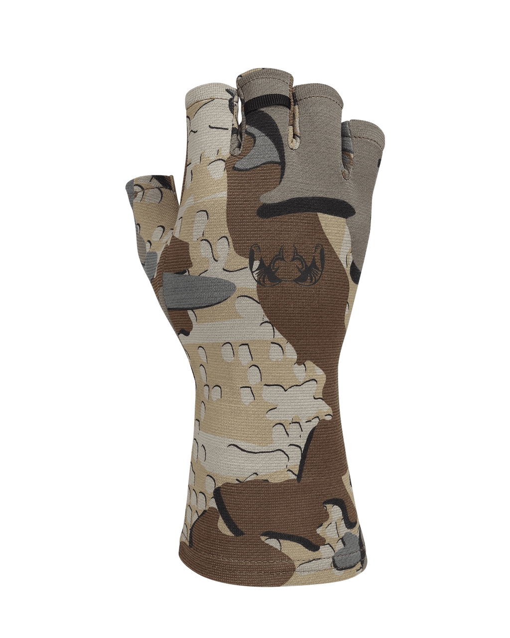 Back of Ultra Merino 210 Fingerless Glove in Valo Camouflage