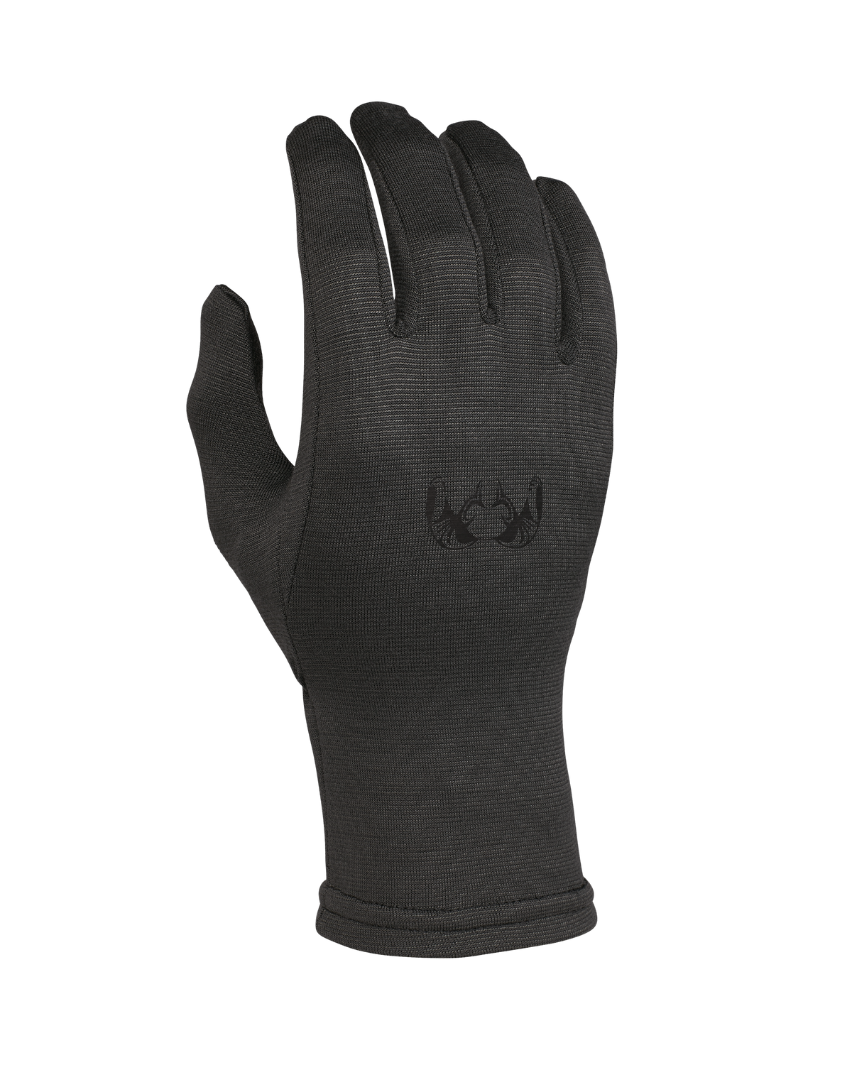 Back of ULTRA Merino 210 Glove in Asphalt Grey