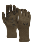 Front and back of ULTRA Merino 210 Glove in Ash Brown