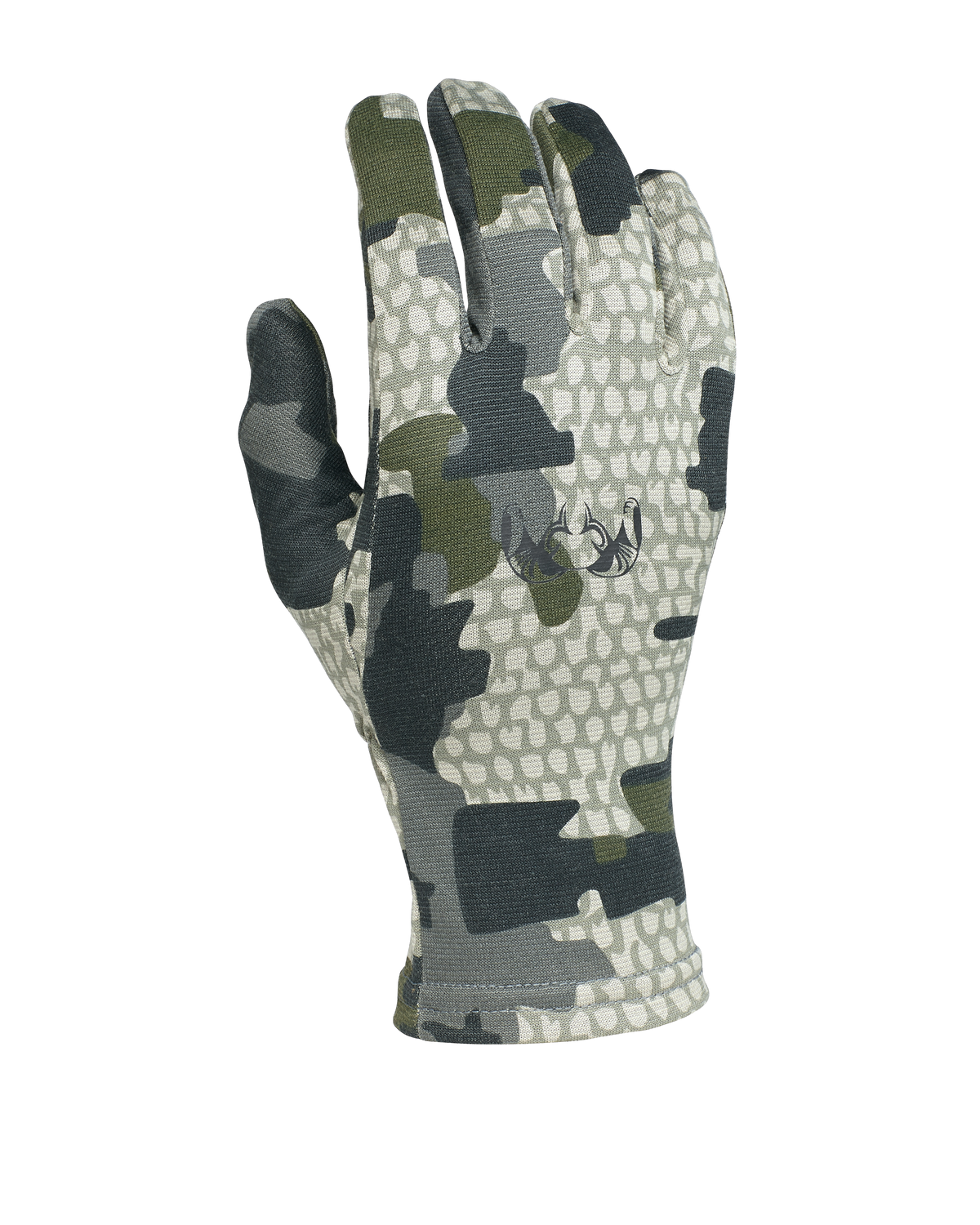 Back of ULTRA Merino 210 Glove in Verde Camouflage