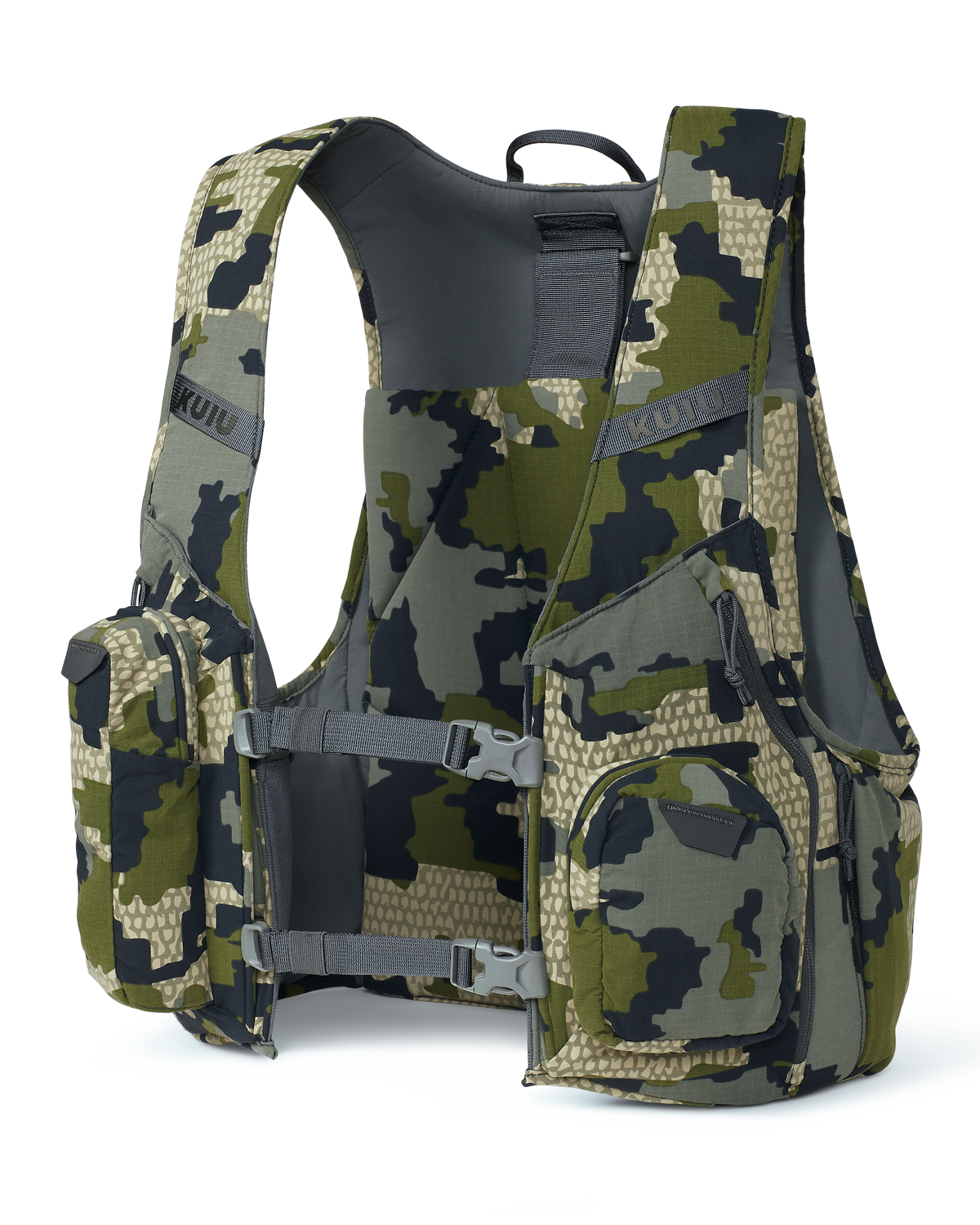 Front of Rival Turkey Vest in Verde Camouflage