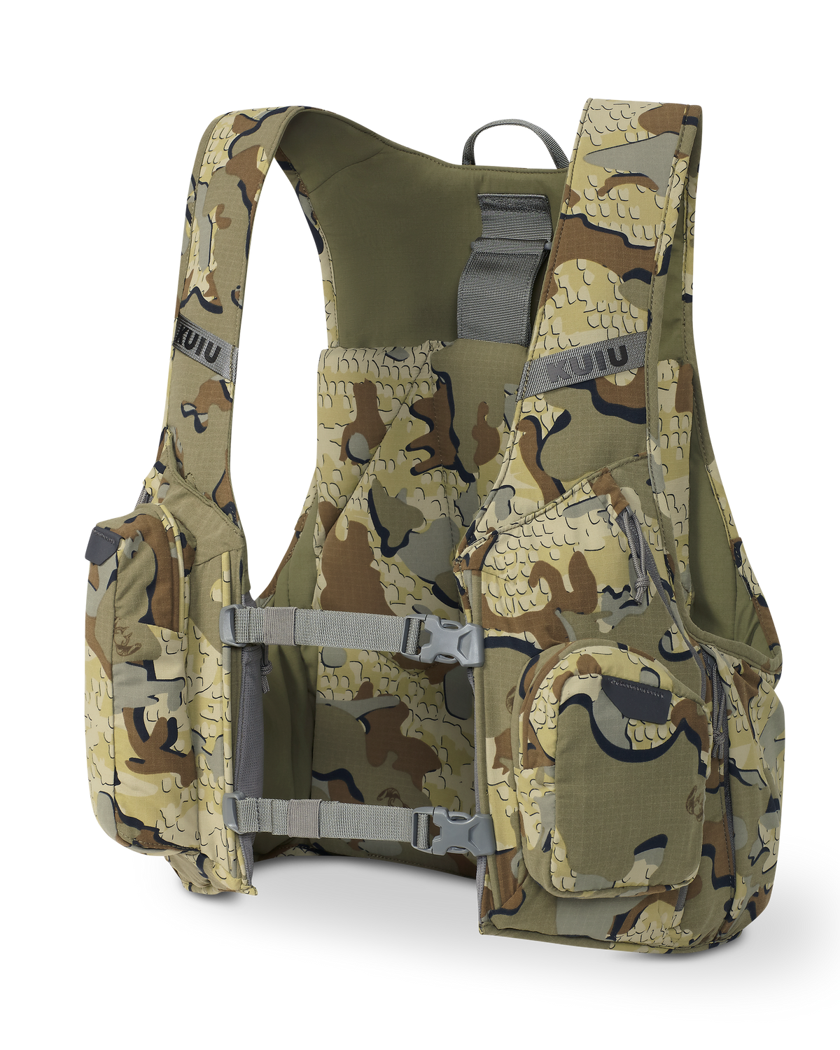 Front of Rival Turkey Vest in Valo Camouflage