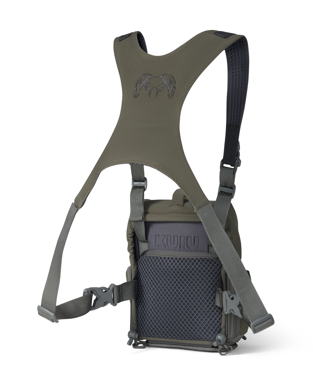 Back of PRO G3 Bino Harness in Ash Brown