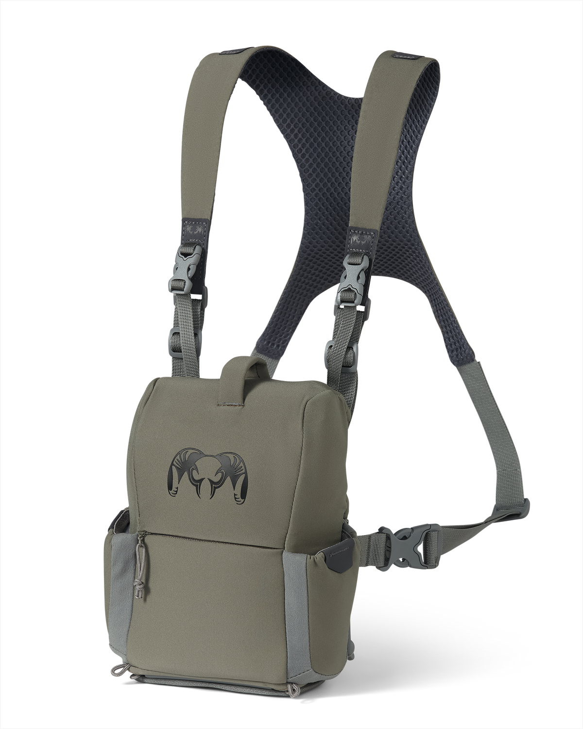 Front of PRO G3 Bino Harness in Ash Brown