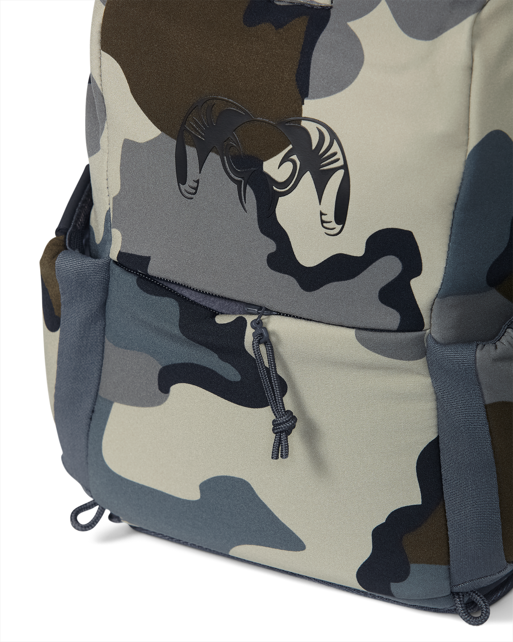 Close-up of front PRO G3 Bino Harness, highlighting front zippered tag/license pocket