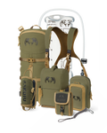PRO G3 Bino Harness Field Ready Set in Evergreen, Includes: KUIU Platypus 3L Hoser, PRO G3 Bino Harness, PRO G3 Phone Holder, PRO G3 Bear Spray Holder, Rangefinder Lanyard, PRO G3 Rangefinder Holder, PRO G3 Hydration Rig