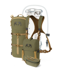 PRO G3 Bino Hydration Set in Evergreen Color, Incudes: PRO G3 Bino Harness, KUIU Platypus 3L Hoser, PRO G3 Bino Harness Accessory Pocket, PRO G3 Hydration Rig