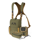 PRO G3 Bino Rangefinder Set in Evergreen Color, Includes: PRO G3 Bino Harness, PRO G3 Bino Harness Accessory Pocket, Rangefinder Lanyard, PRO G3 Rangefinder Holder
