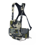 PRO G3 Bino Rangefinder Set in Verde Camouflage, Includes: PRO G3 Bino Harness, PRO G3 Bino Harness Accessory Pocket, Rangefinder Lanyard, PRO G3 Rangefinder Holder