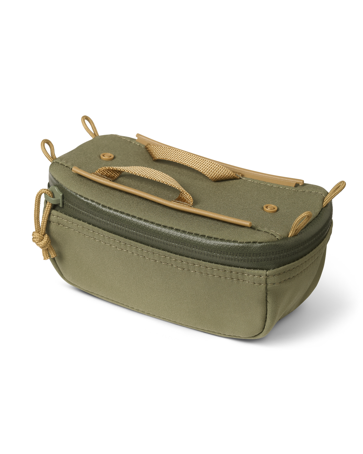 Front of PRO G3 Bino Harness Accessory Pocket in Evergreen color