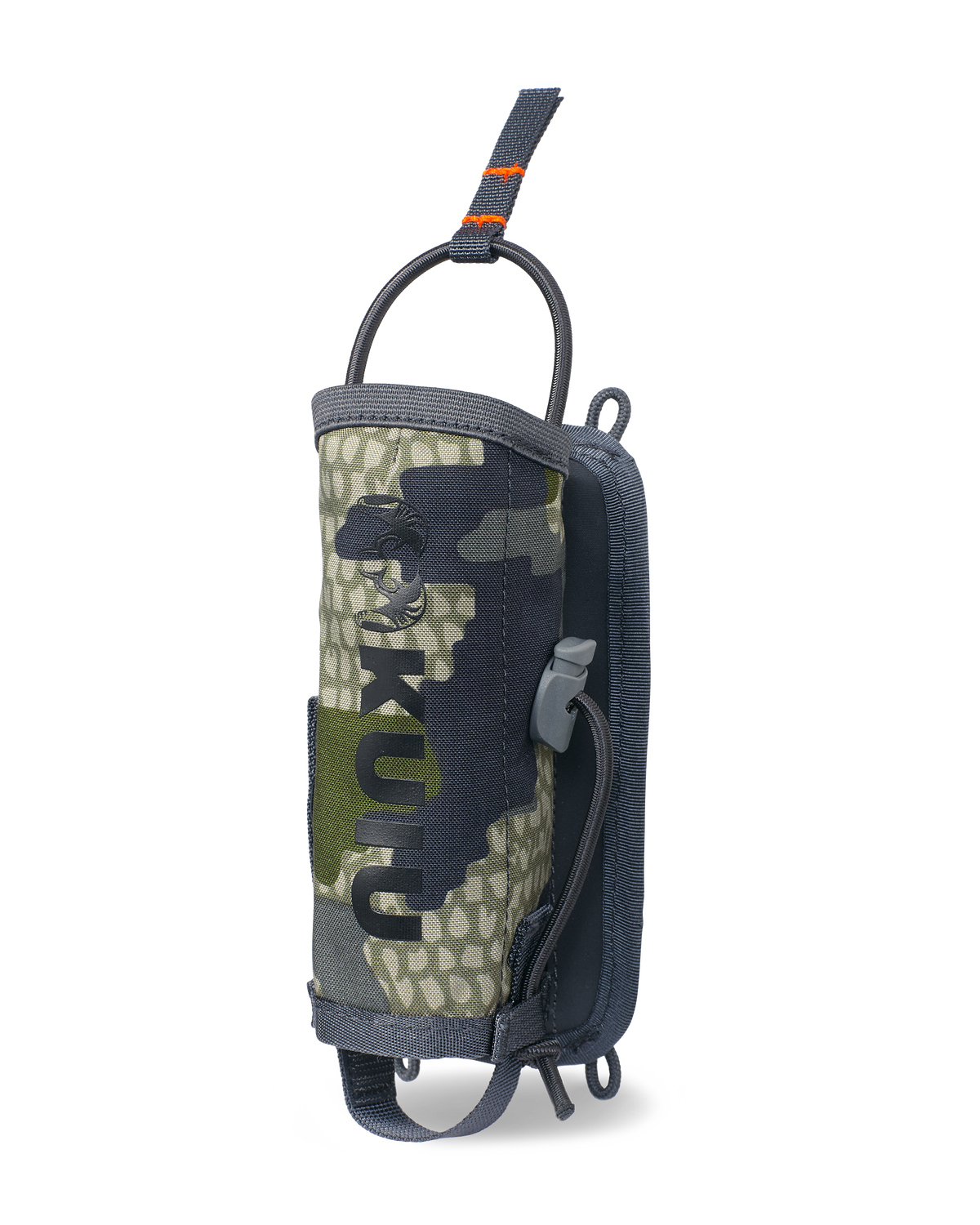 Front of PRO G3 Bear Spray Holder in Verde Camouflage