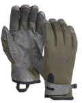 Front and Back of Guide X Gloves in Ash Brown Color