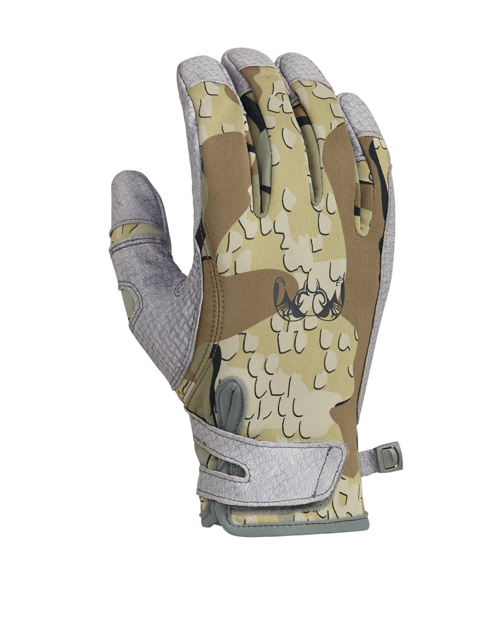 Back of Guide X Glove in Valo Camouflage