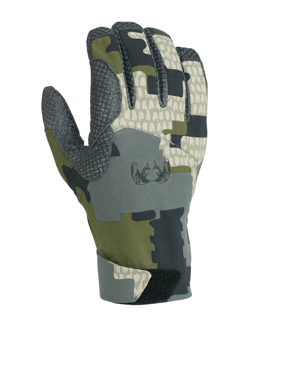 Back of Yukon Pro Glove in Verde Camouflage