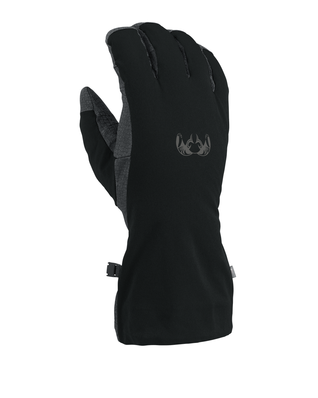 Back of Northstar Glove in Black