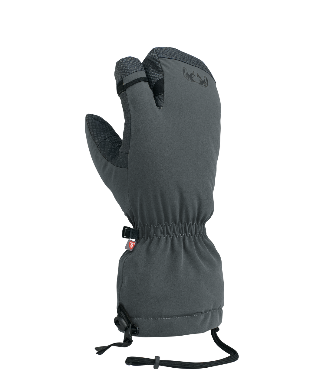 Back of Northstar Glomitt in Gunmetal Grey Color